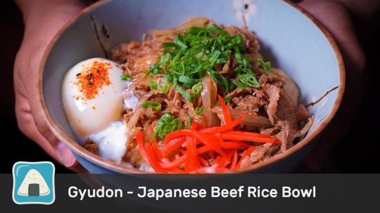 Read more about the article Japanese Beef Rice Bowl Recipe – Gyudon(3:49)
