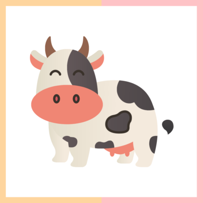 D: cow