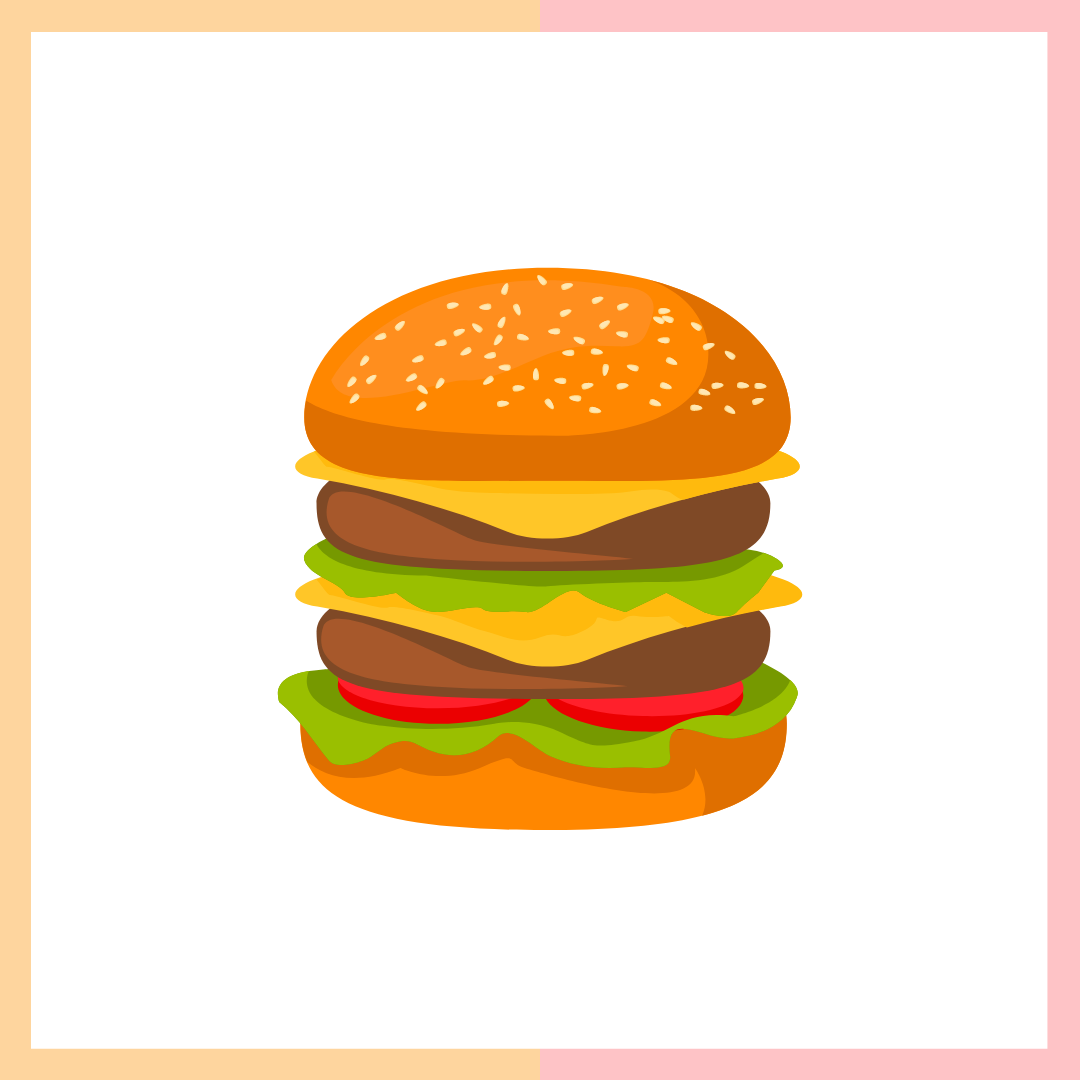 B: hamburger