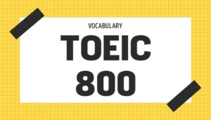 Read more about the article TOEIC 800 DICTIONARY