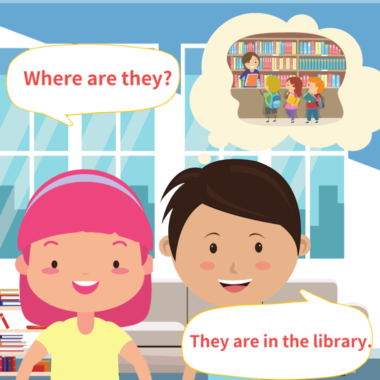 Read more about the article Unit 16 – Where are they? They are in the library!