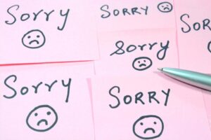 Read more about the article Business 110 – Why Over-Apologizing Can Destroy Your Confidence At Work (And How To Avoid It)