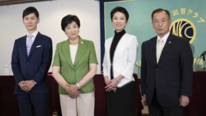 Read more about the article (7/6)Incumbent Koike leads by small margin in Tokyo governor race: poll